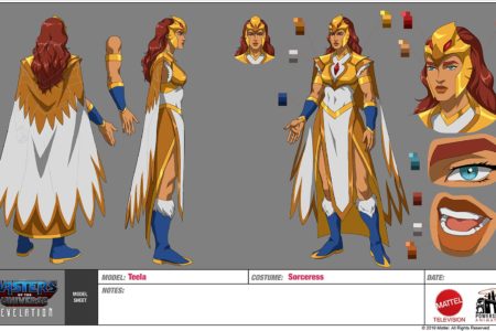 Powerhouse Animation reveals design models for Sorceress Teela and Man At Arms Andra today.