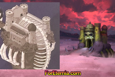 A closer look at Castle Grayskull’s vertebrae & appendages in ”Masters of the Universe: Revelation”