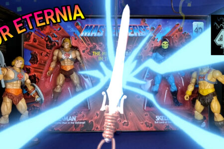 Wearing the Power! Masterverse 40th Anniversary Power Sword Custom Necklace!