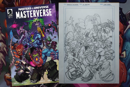 The Original Variant Cover Art for Masterverse Comic Issue #4 is available for sale
