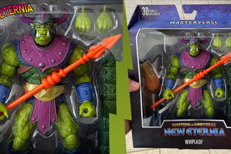 MASTERVERSE New Eternia Deluxe Whiplash Seen in Packaging!