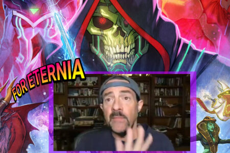 BRING ON THE NEW SEASON? Kevin Smith says so far, ”Masters of the Universe: Revolution” is doing better than ”Revelation” and explains why only 5 episodes this time