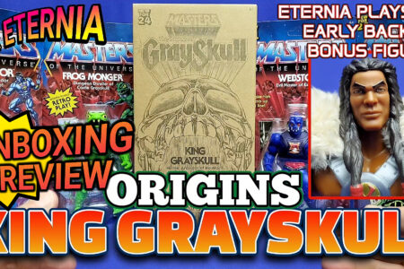 UNBOXING & REVIEW: The Eternia Playset ”Early Backer Bonus” KING GRAYSKULL Masters of the Universe Origins Action Figure