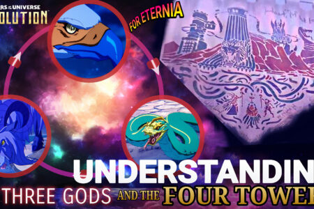 EXPLAINED: The Three Gods and Four Towers of Preternia in ”Masters of the Universe: Revolution”