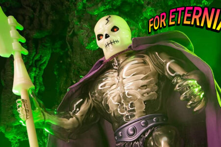 Pre-Orders open TODAY for Mondo’s Masters of the Universe SCAREGLOW Soft Vinyl 15 Inch Figure