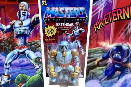 First look at the Masters of the Universe: Origins EXTENDAR figure in Packaging