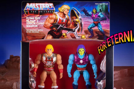 Exclusive TOYPLOSION Flying Fists He-Man & Terror Claws Skeletor Origins 2-pack and print announced