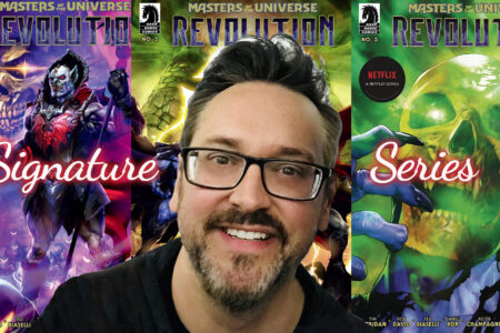 SIGNATURE SERIES: Get the ”Masters of the Universe: Revolution” Prequel Comic Series #1-4 Signed by Tim Sheridan