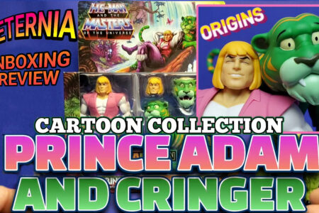 UNBOXING & REVIEW Origins ”Cartoon Collection” PRINCE ADAM and CRINGER He-Man and the Masters of the Universe Figures