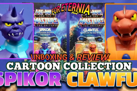 UNBOXING & REVIEW Origins ”Cartoon Collection” SPIKOR and CLAWFUL Figures (plus a Minicomic sneak peek)