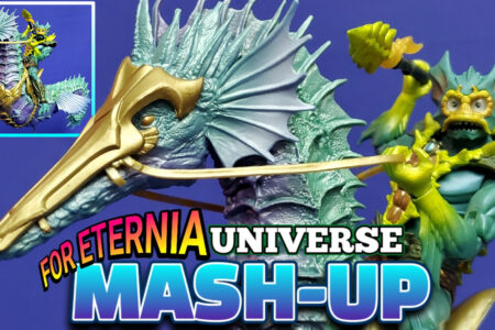 FOR ETERNIA Universe MASH-UP! Mer-Man gets a Mount! Masterverse New Eternia MER-MAN & DC Multiverse Aquaman STORM