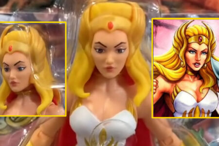A closer look at the art and sculpt for the Origins ”Cartoon Collection” SHE-RA 40th Anniversary Figure