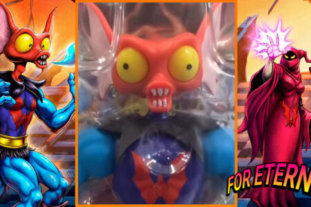 A closer look at the art and sculpt for the Origins ”Cartoon Collection” MANTENNA Action Figure