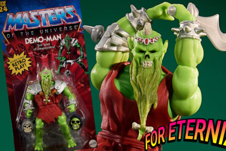 New Pics & Details revealed for the Masters of the Universe: Origins DEMO-MAN Action Figure coming September 25th