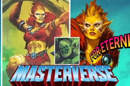 BEAST WOMAN teased again in Masterverse ”New Eternia” Packaging Artwork! (Moss Man too!)