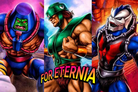 Mattel shares action figure packaging artwork for ”Cartoon Collection” TRI-KLOPS, MAN-E-FACES and HORDAK