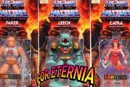 Mattel shares action figure packaging for ”Cartoon Collection” FAKER, LEECH and CATRA