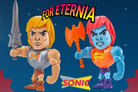 Battle Armor He-Man and Faker mini figures now available in SONIC Restaurant Wacky Pack Kids Meals