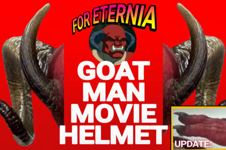 “Masters of the Universe” Movie GOAT MAN Helmet (and Hand) seemingly revealed by actor Hafthor Bjornsson! *Updated*