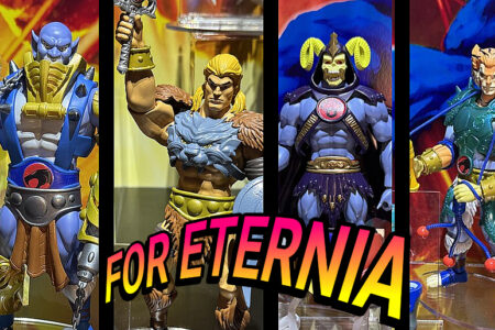 New ”MASTERS OF THE UNIVERSE x THUNDERCATS” Origins Crossover Action Figures are on display at Toy Fair 2025!