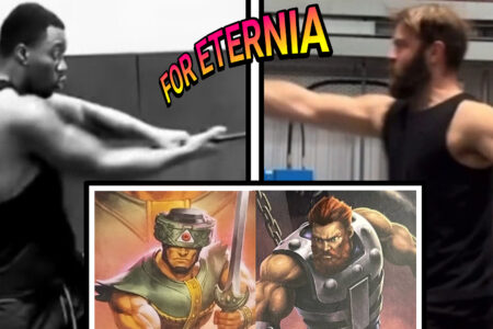 TRI-KLOPS actor Kojo Attah & FISTO actor Jóhannes Haukur Jóhannesson train for the “Masters of the Universe” Movie!