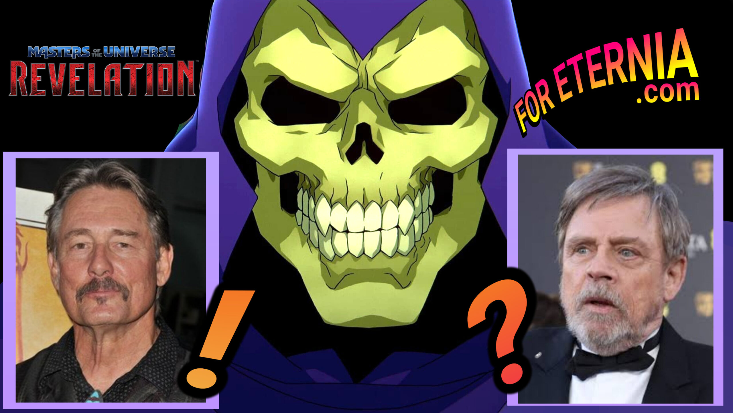 BLADE Actor Anthony De Longis read for the SKELETOR ROLE in “Masters of the Universe: Revelation”