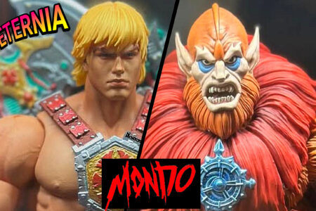 MONDO AT MONSTERPALOOZA! Painted 1:12 “200X” He-Man Figure Revealed and Classic Variant 1:6 Beast Man goes on sale June 3rd!