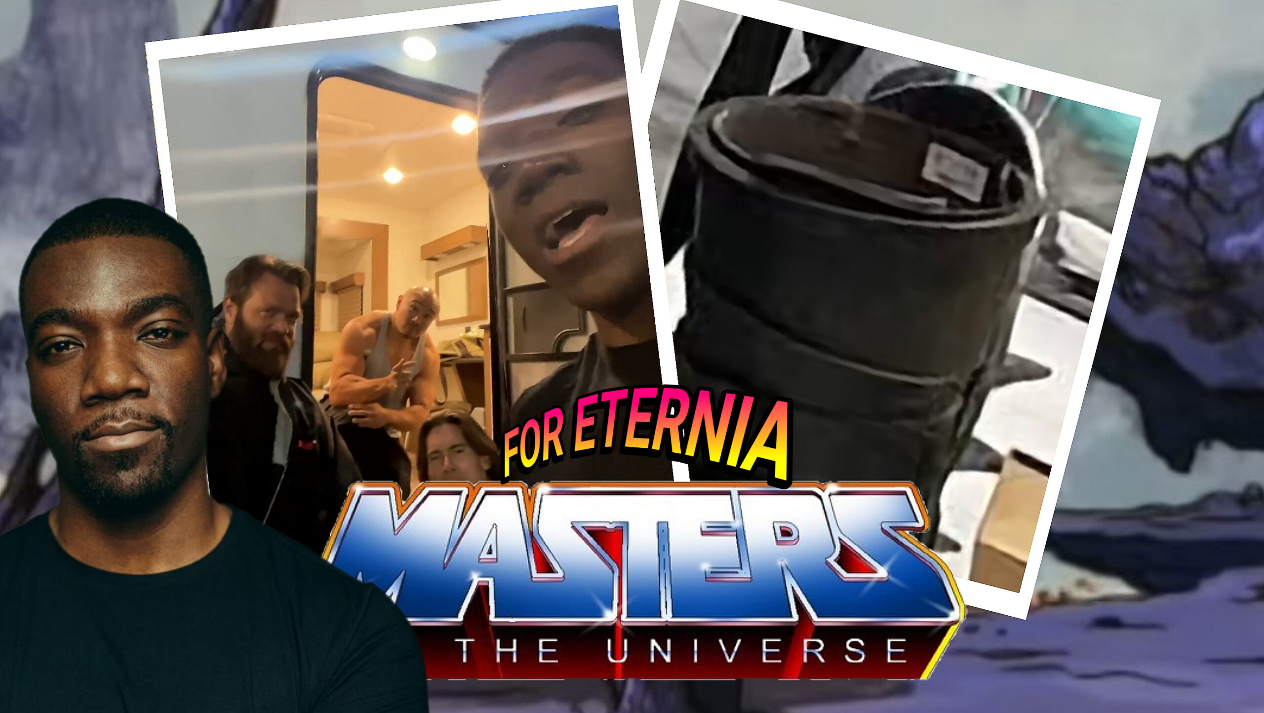 “Picture Wrapped” TRI-KLOPS Actor Kojo Attah is finished filming “Masters of the Universe”… and is a portion of a Movie Costume teased?