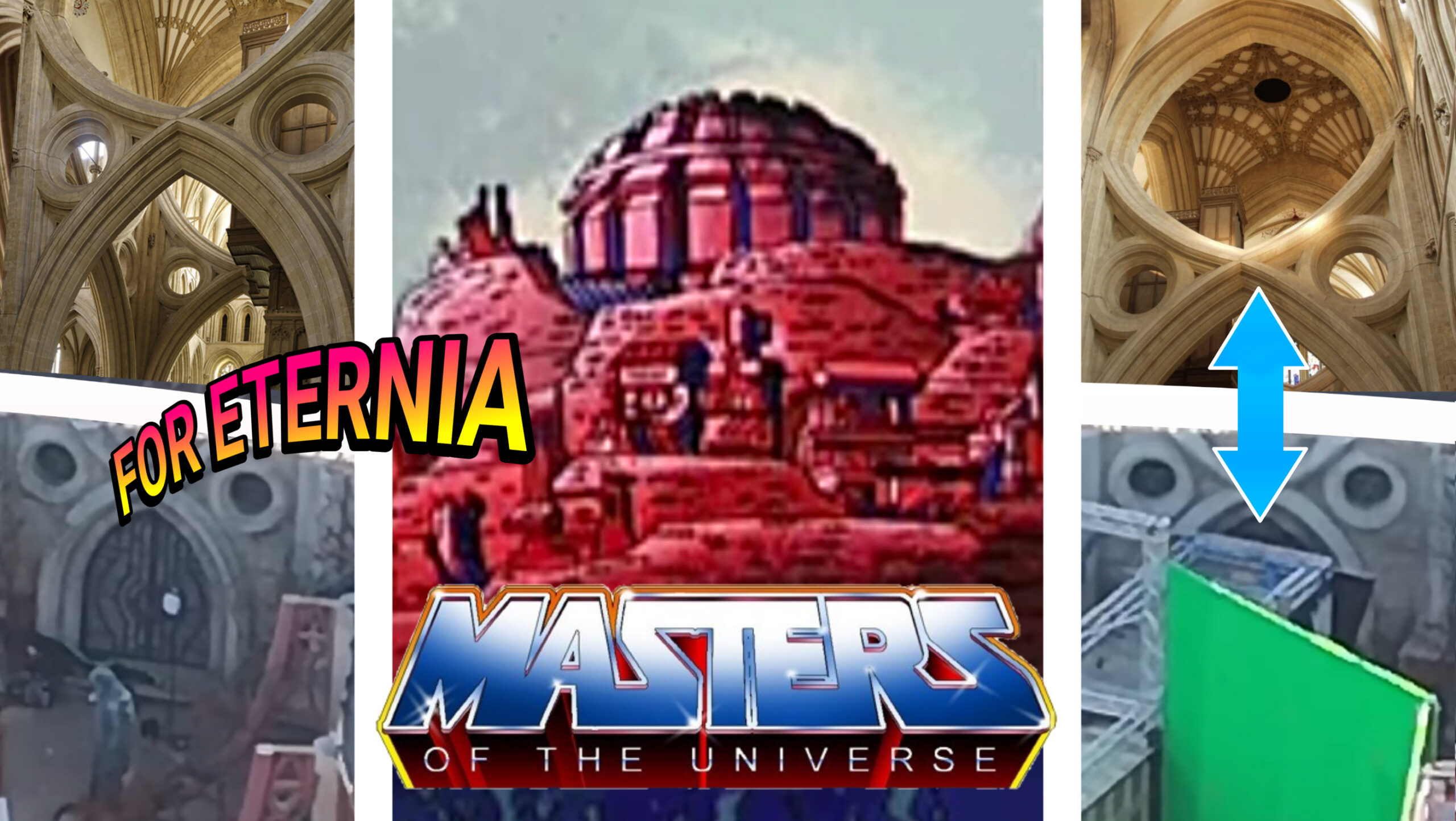 ROYAL PALACE MATCH? “Masters of the Universe” Movie Set aesthetics match Wells Cathedral filming location!