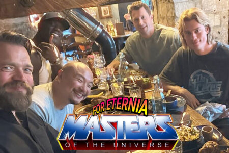 MASTERS OF THE UNIVERSE Movie Behind-the-scenes Photos shared by Moss Man actor Stephen Adentan!