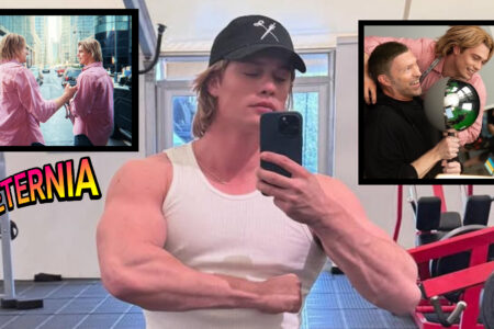 Flexing for the Camera! MASTERS OF THE UNIVERSE Movie behind-the-scenes images & video are shared by HE-MAN actor Nicholas Galitzine!
