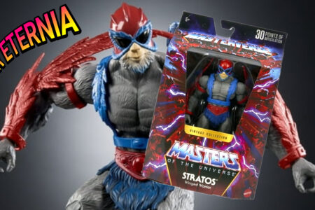 Masterverse Masters of the Universe “Vintage Collection” STRATOS figure will be available for Pre-Order July 24th at Walmart Collector Con!