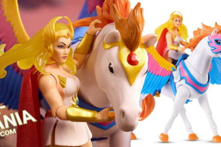 New images revealed for the upcoming Masters of the Universe: Origins “Cartoon Collection” 40th Anniversary SHE-RA & SWIFT WIND 2-Pack *Updated*
