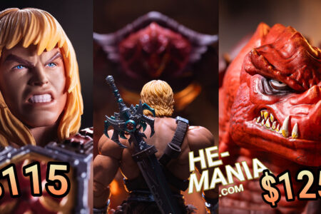 Pre-Orders for Mondo’s Premium MOTU200X 1:12 Scale HE-MAN and CLAWFUL “Timed Edition” figures launch tomorrow September 24th!
