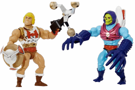 Origins Flying Fists He-Man and Terror Claws Skeletor