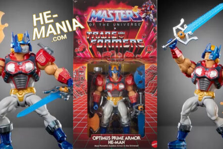 AVAILABLE FOR PRE-ORDER: Masters of the Universe x Transformers OPTIMUS PRIME ARMOR HE-MAN Origins Action Figure!