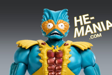 MASTERVERSE Masters of the Universe “Vintage Collection” MER-MAN Action Figure coming to Walmart Collector Con!