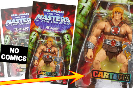 COST SAVINGS MEASURE? Mattel drops Minicomics from Origins “Cartoon Collection” (200X) Action Figure Line