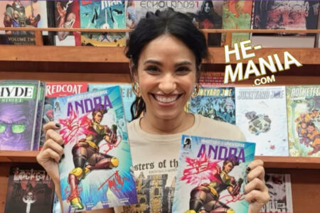 Win a “Masters of the Universe: ANDRA” comic signed by Tiffany Smith, Tim Sheridan, Rob David and Ted Biaselli!