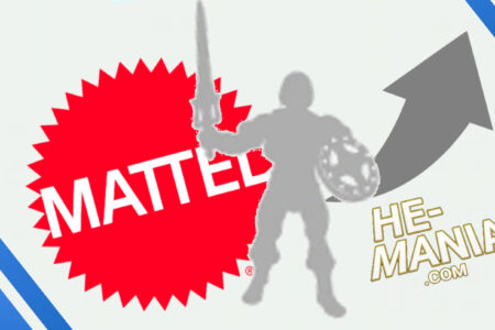 Mattel reports Action Figure Sales are up due to (in part) the “Masters of the Universe”Brand