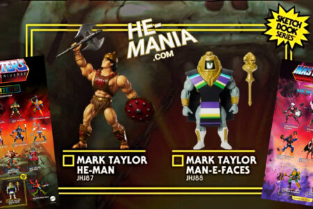 Masters of the Universe: Origins & Masterverse Spring 2026 Catalogs reveal “Sketchbook Series” Mark Taylor HE-MAN and MAN-E-FACES Figures! *Updated*