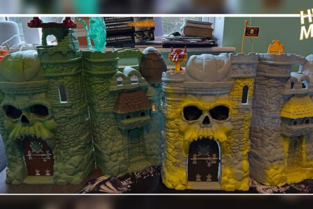 COMPARING the Masters of the Universe: Origins Vintage (Mark Taylor) Castle Grayskull with the Original Release