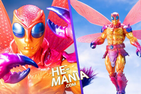 Mondo 1:6 Scale Limited Edition Masters of the Universe BUZZ-OFF “MOTUbi Variant” Figure is available to order