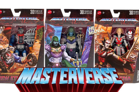 Front Packaging is revealed for the Masterverse Wave 20 “New Etheria” DRAGSTOR, DESPARA and”New Eternia” KELDOR action figures!