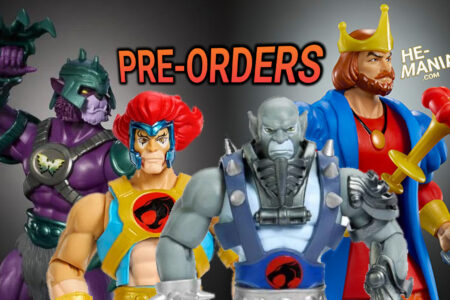 PRE-ORDER ALERT: Latest Origins “Masters of the Universe x ThunderCats” figures and “Cartoon Collection” (Filmation) King Randor are now available to order!