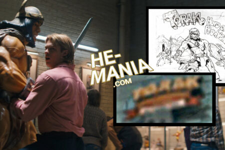 TORAK (the aesthetic inspiration for He-Man) appears as a terrific Easter Egg in the New “Masters of the Universe” Trailer!