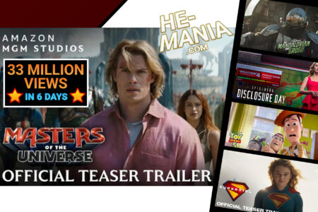 SIZING UP THE COMPETITION! Comparing the teaser trailer Official YouTube Views of the main competition for the “Masters of the Universe” Movie!