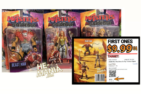 NEW MOVIE ACTION FIGURE LINE! Masters of the Universe “First Ones” Found on the Shelf at Toy Planet in Spain! The Price is $9.99 EA at Target!