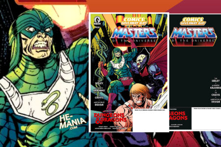 Official Cover and Solicitation finally revealed for the “Masters of the Universe and Dungeons & Dragons” FREE COMIC GIVEAWAY this May 2nd, 2026!