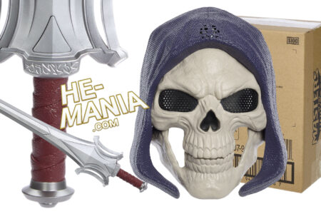 Details for the”Masters of the Universe” Movie SKELETOR TALKING MASK and DELUXE POWER SWORD Replica is Revealed!